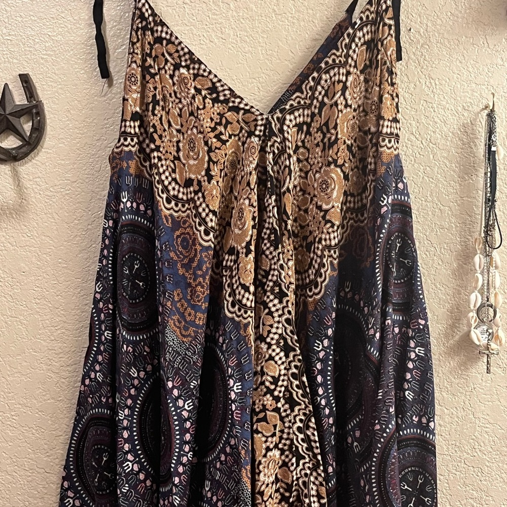 Mini summer dress tie straps